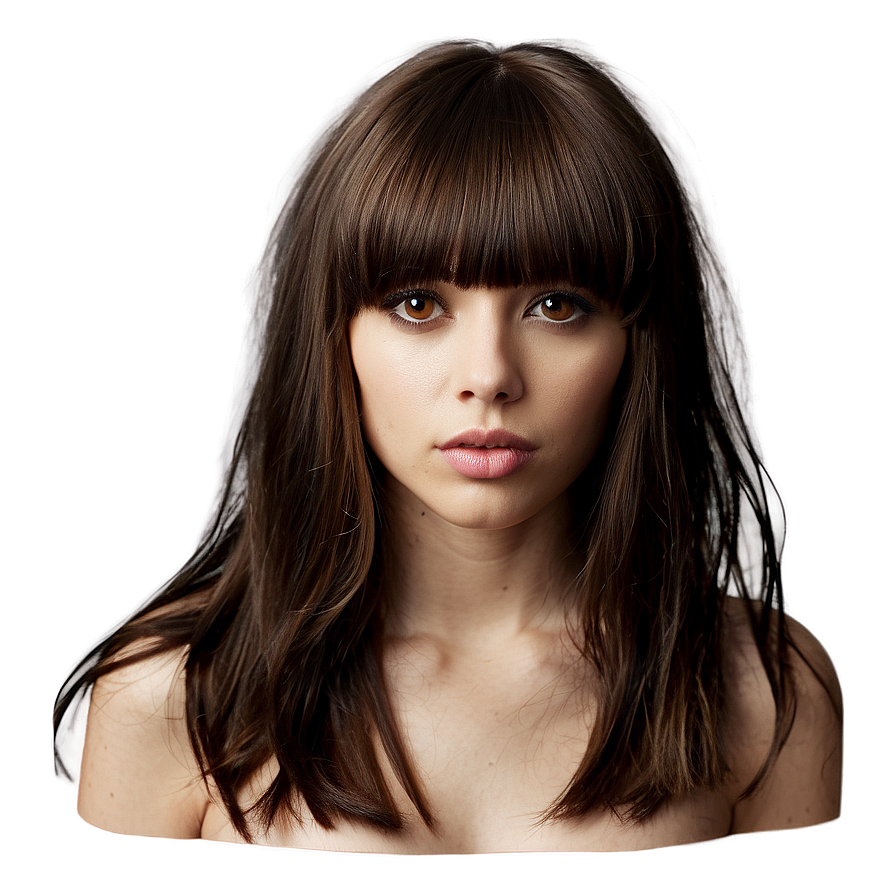 Download Grunge Bangs Hairstyle Png Gcu40 | Wallpapers.com