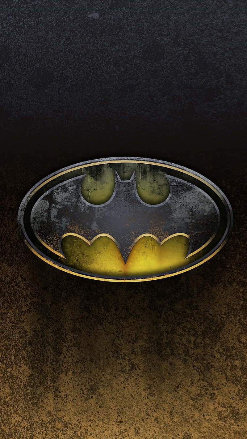 Grunge_ Batman_ Symbol_i Phone_ Wallpaper Wallpaper