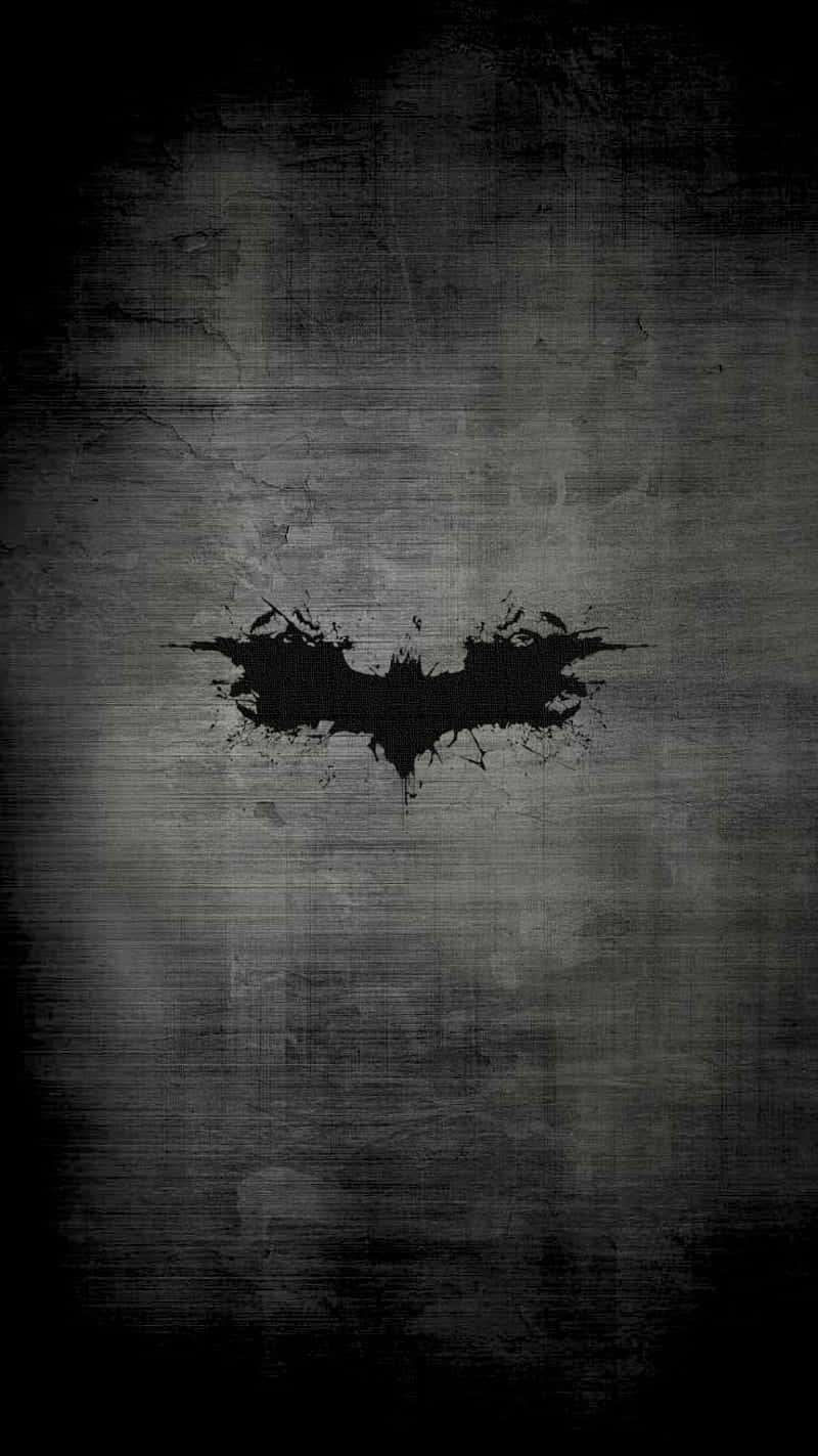 Grunge Batman Symboli Phone Wallpaper Wallpaper