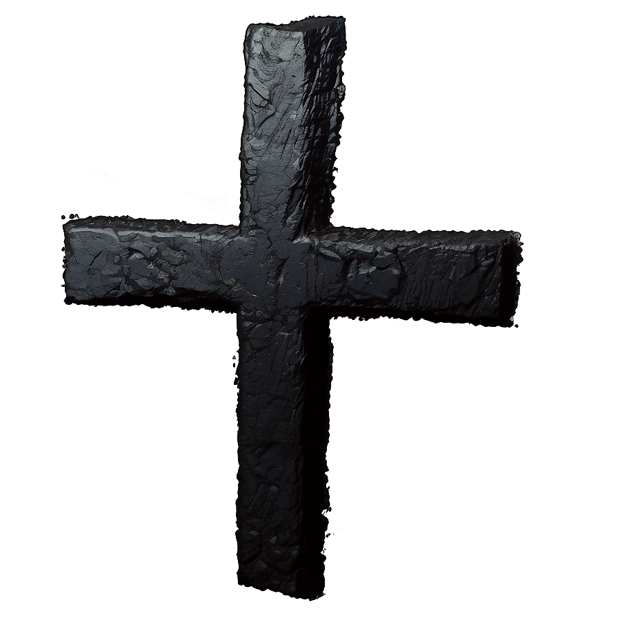 Grunge Black Cross Png Bxg PNG