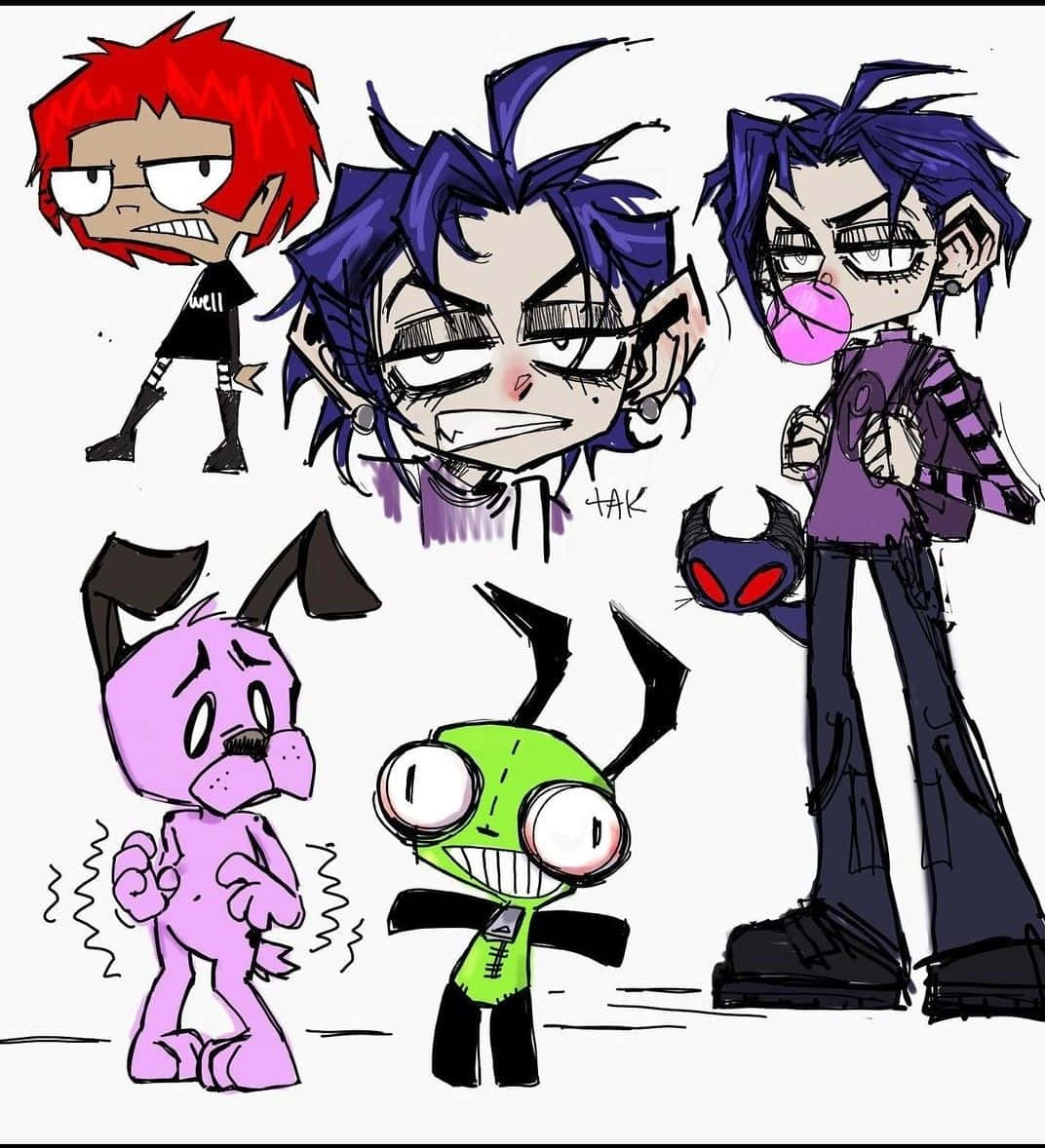 invader zim characters