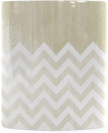 Grunge Chevron Pattern Ceramic Vase PNG