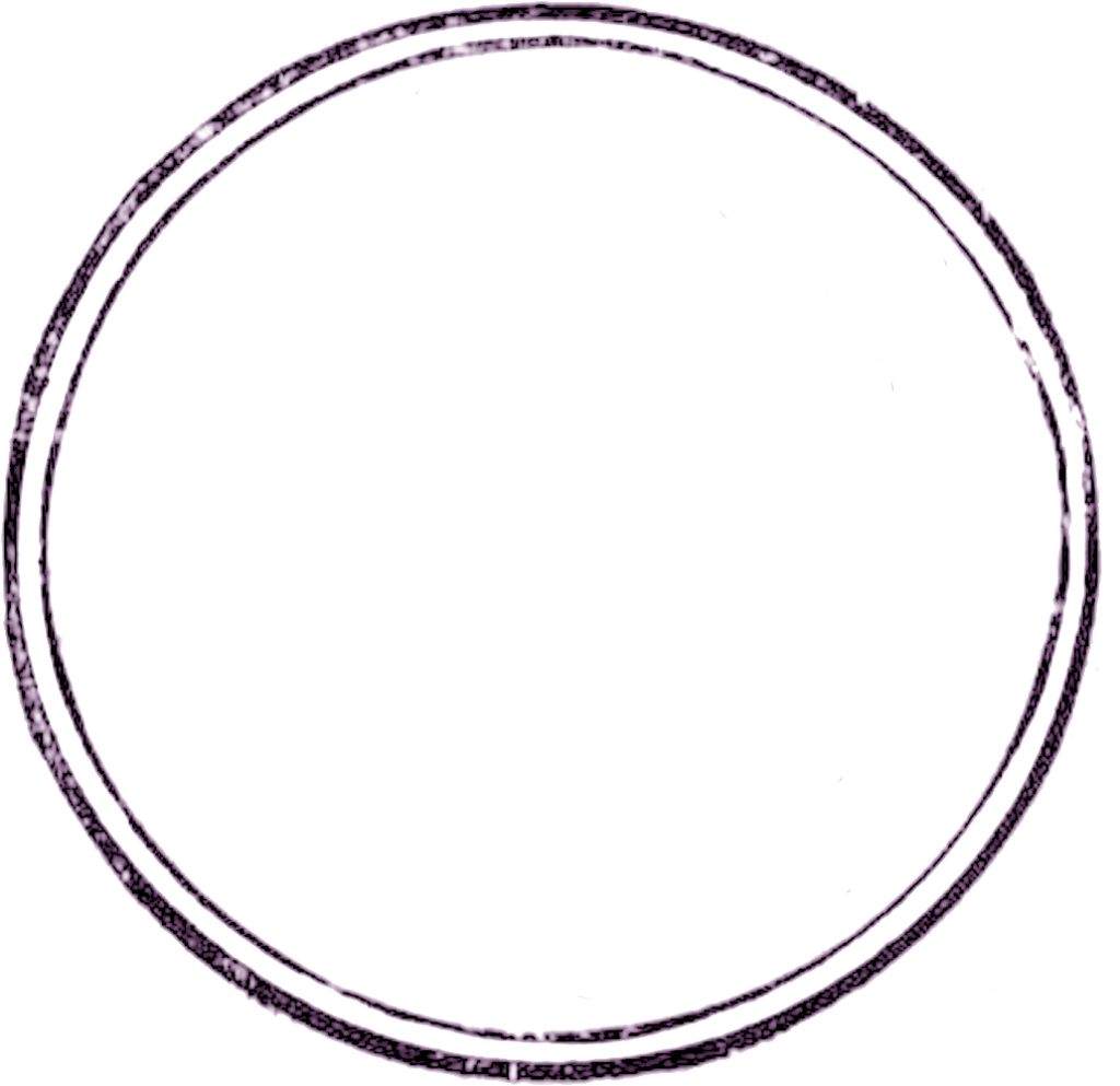 Grunge Circle Outline Graphic PNG