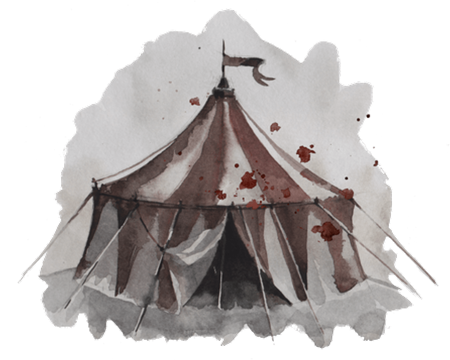 Grunge Circus Tent Artwork PNG