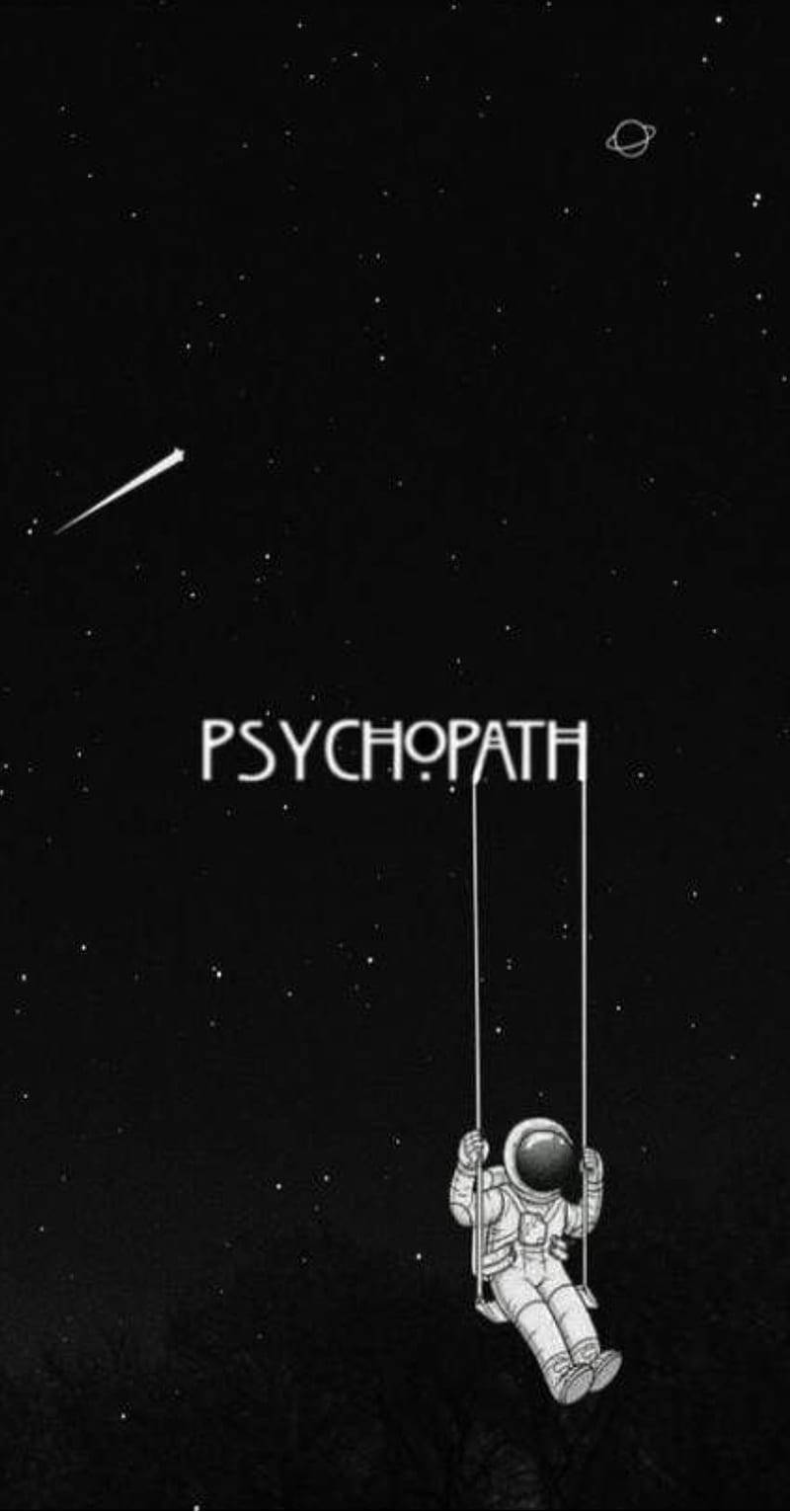 Grungeemo Ästhetik Psychopath Astronaut Wallpaper