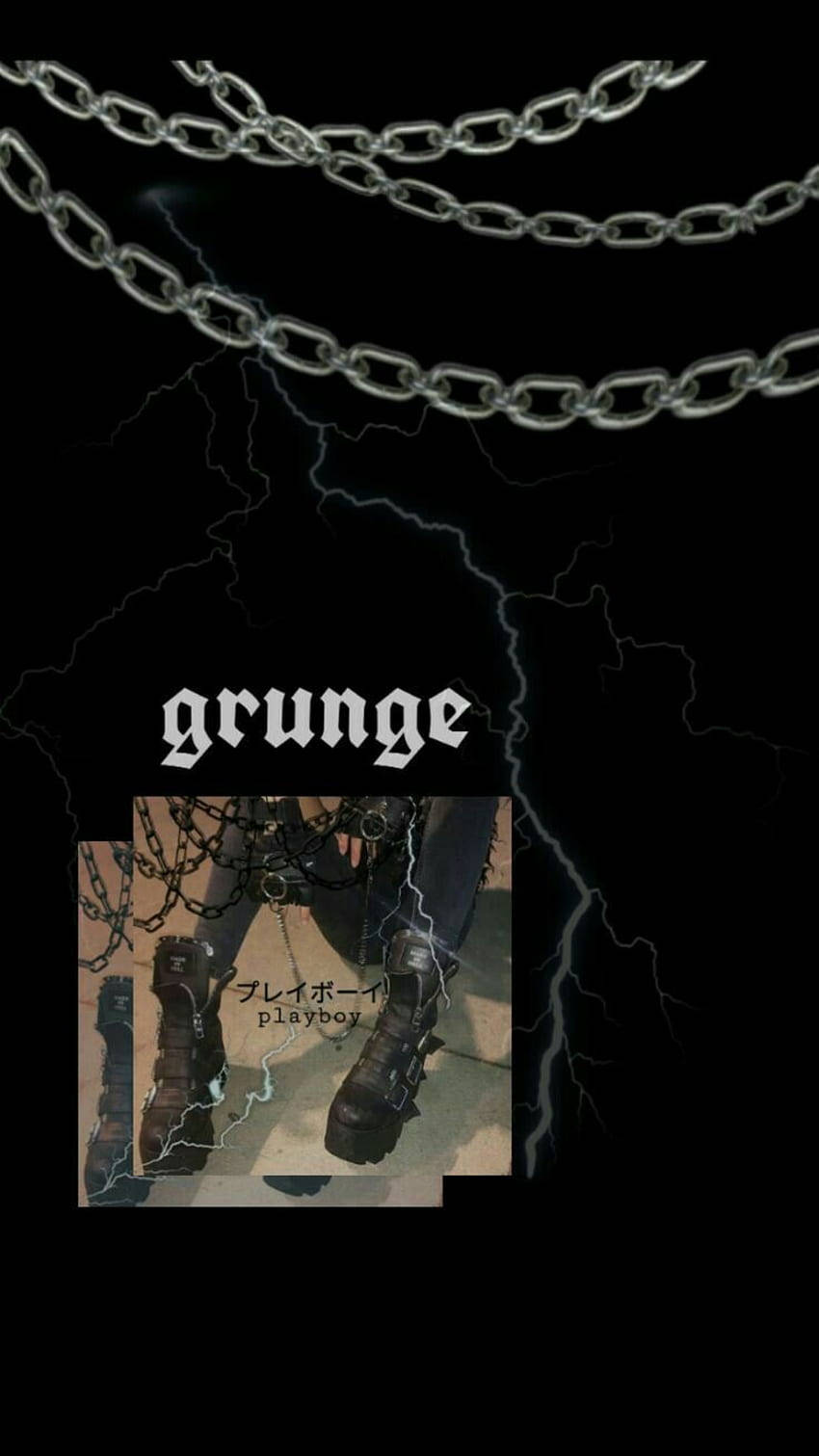 Express yourself in Grunge Emo Aesthetic Wallpaper