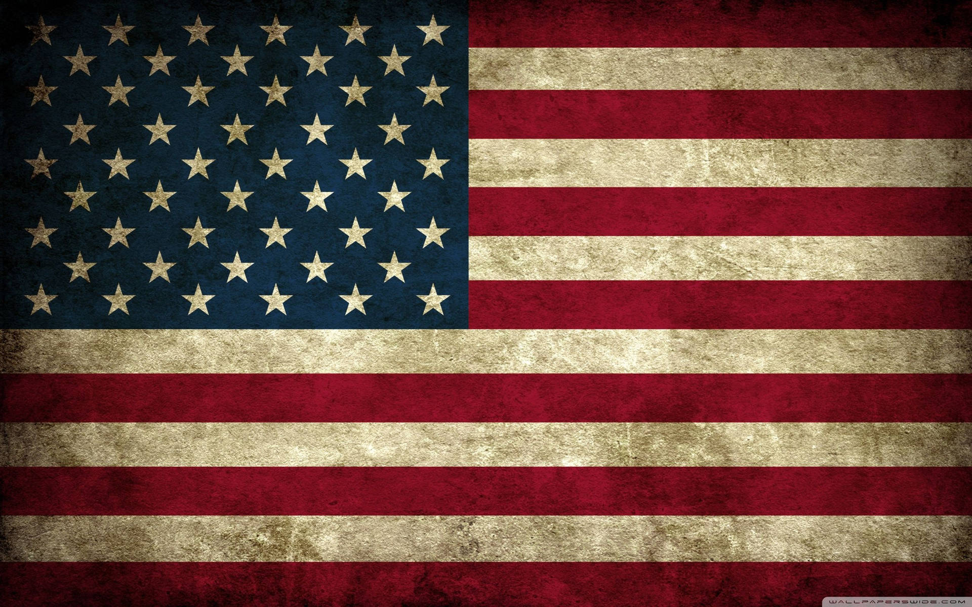 Grunge Flag Of Usa