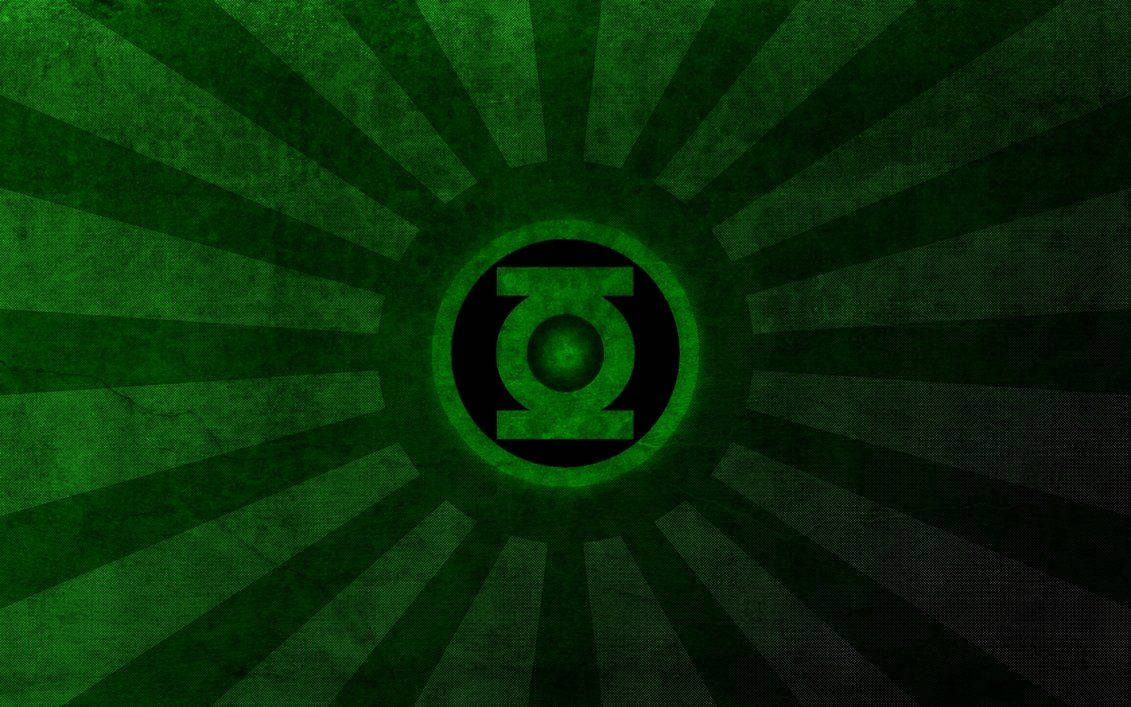 Grunge Green Lantern Logo Background