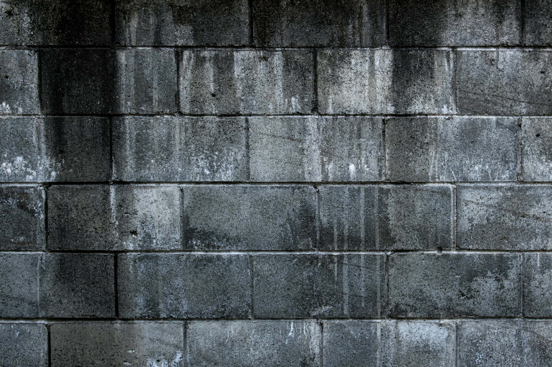 Grunge Grey Brick Wall Texture Wallpaper