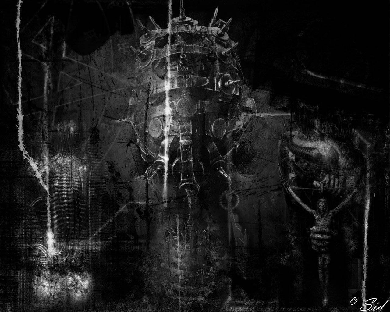 Grunge Metal Gothic Wallpaper