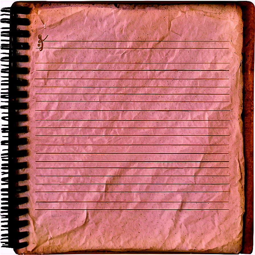 Grunge Notebook Paper Background Png Jep25 PNG