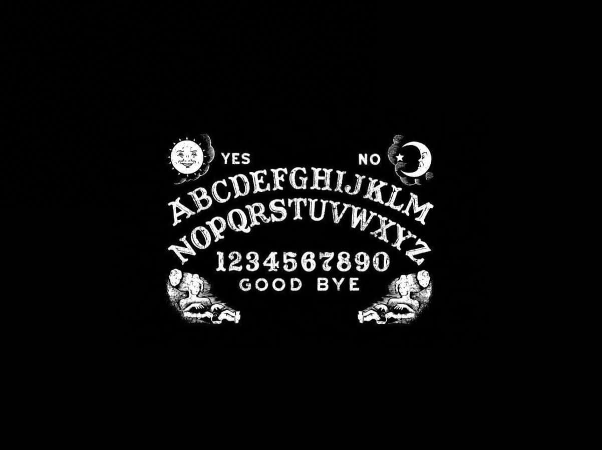 Grunge Ouija Board Halloween Wallpaper