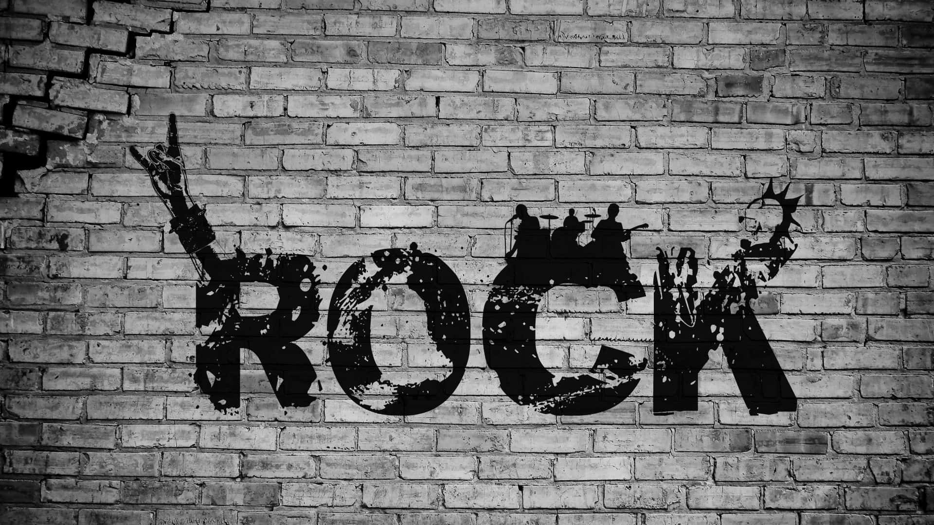 Grunge Rock Wall Art Wallpaper