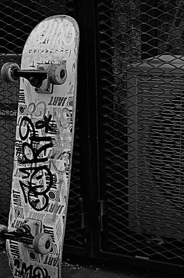 Grunge Skateboard Urban Backdrop Wallpaper