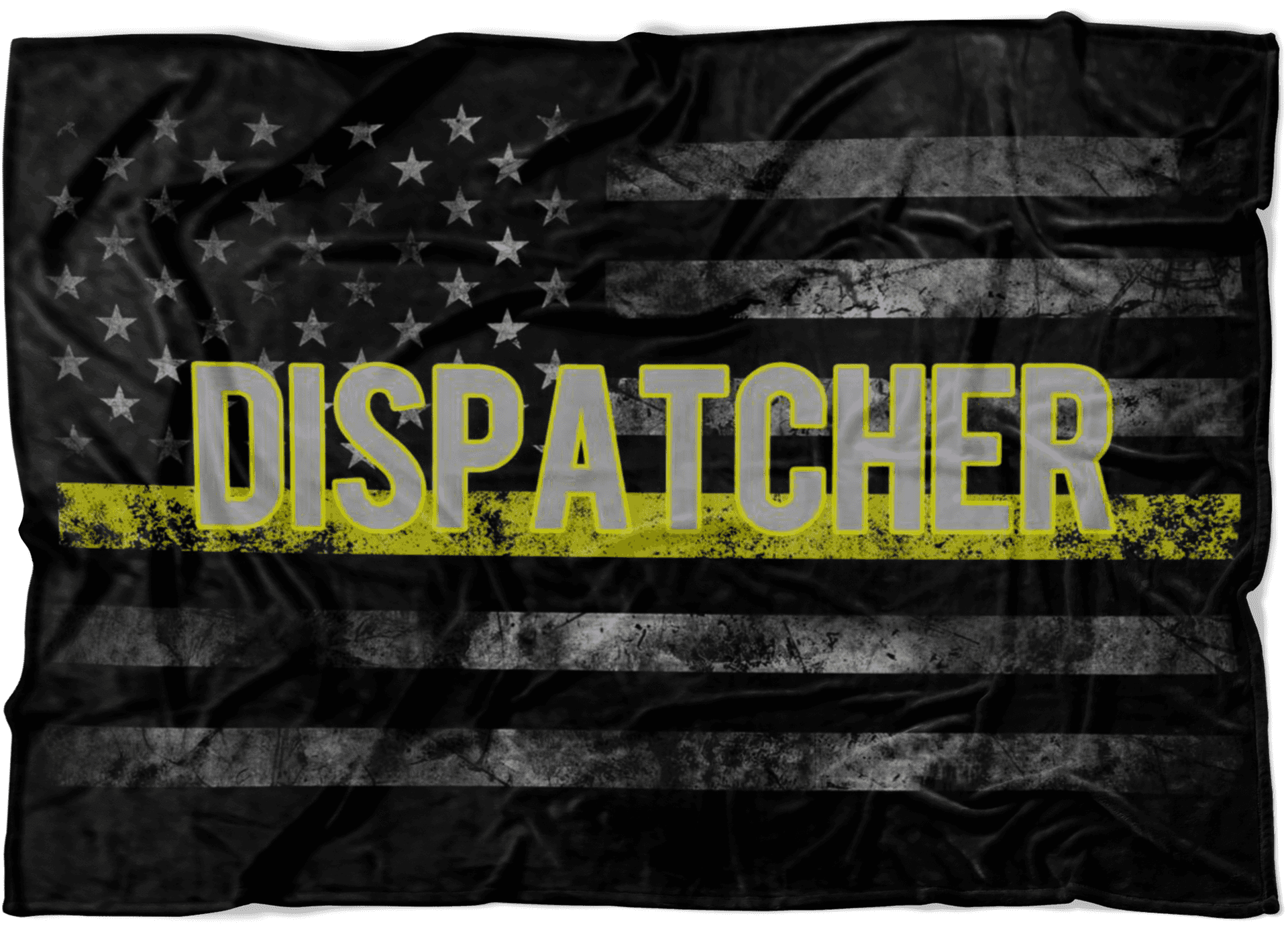 Grunge Style Dispatcher Flag PNG