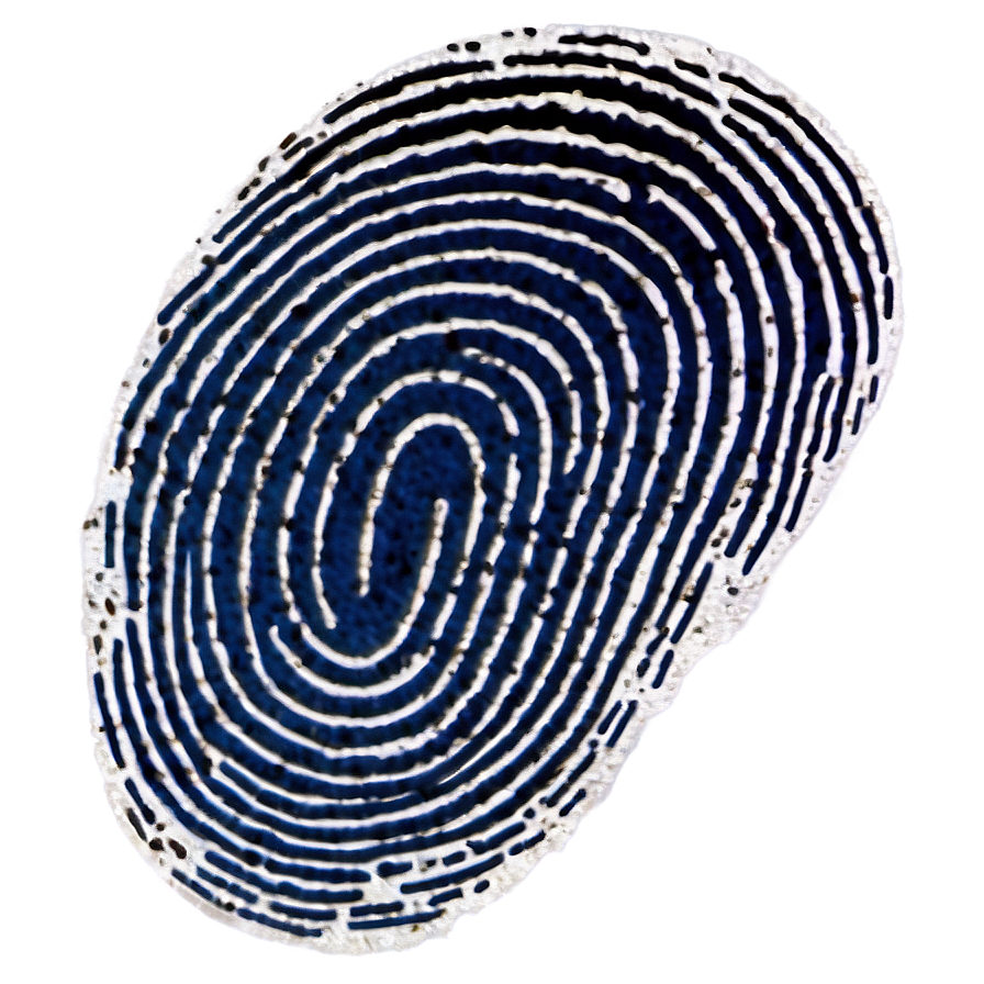 Grunge Style Fingerprint Png 05242024 PNG