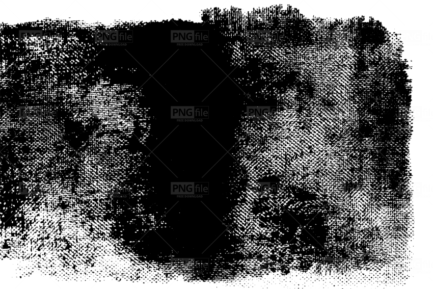 Grunge Style Transparent Overlay Texture PNG