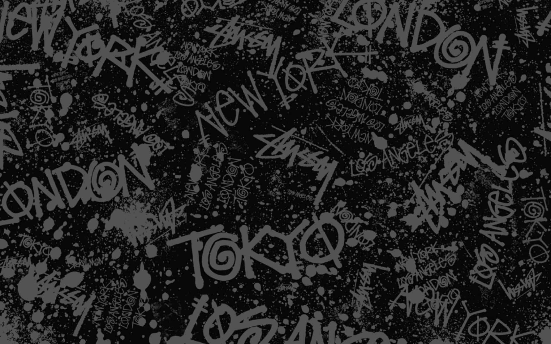 Grunge_ Urban_ Tagging_ Background Wallpaper