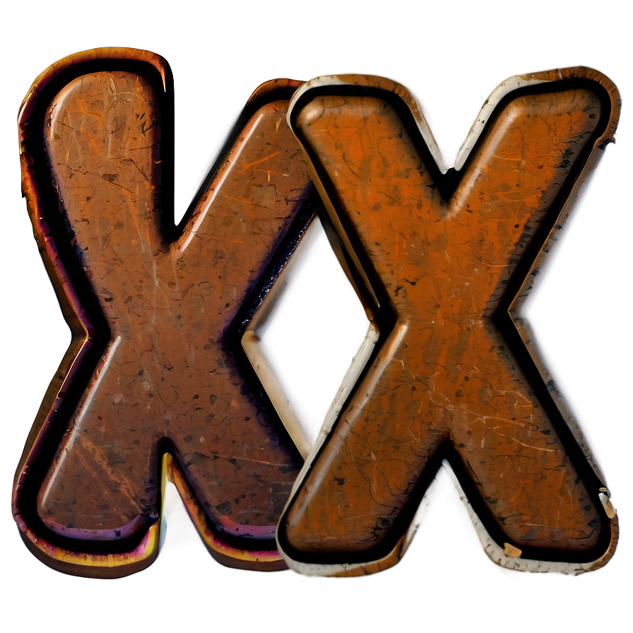 Grunge X Mark Png 5 PNG