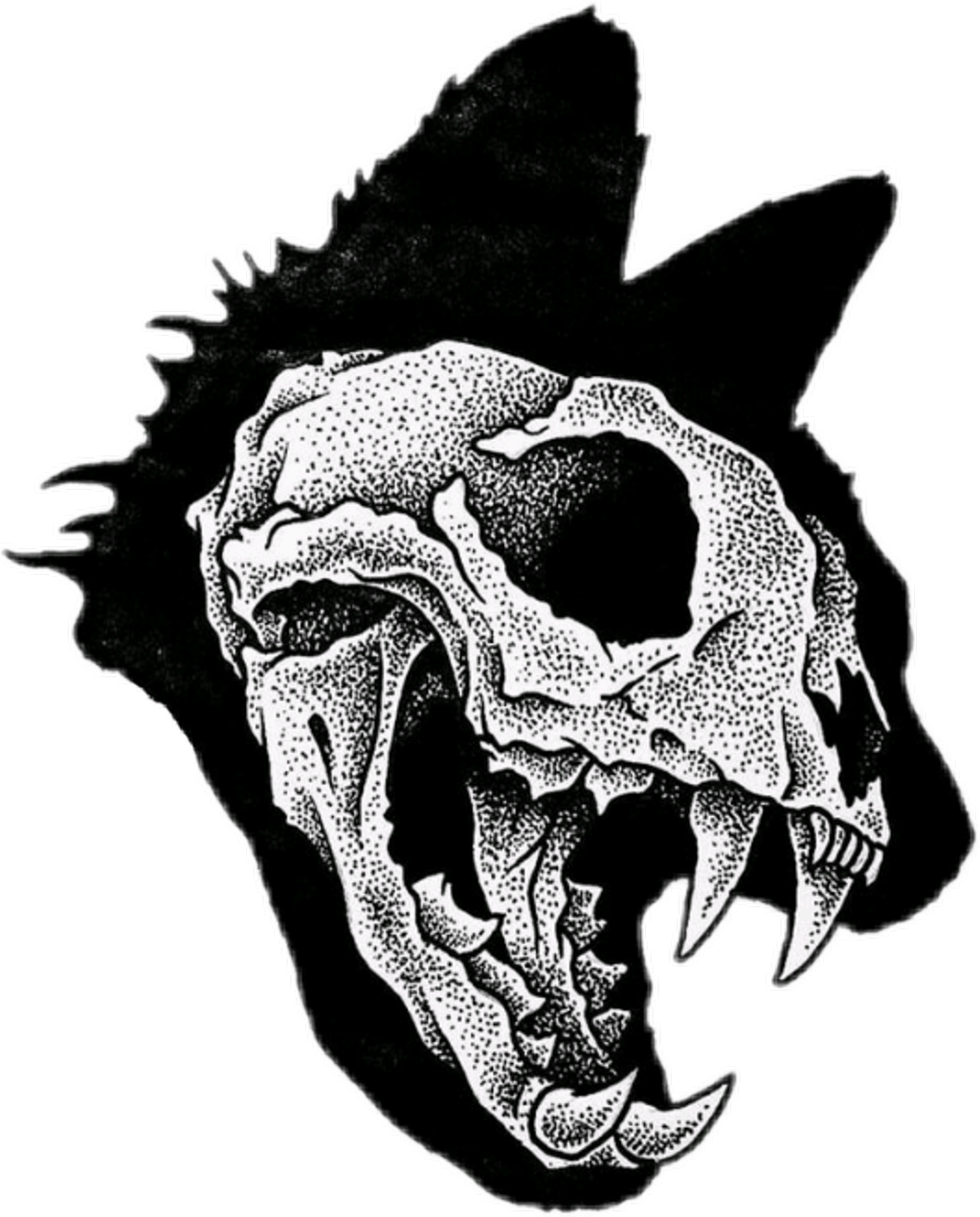 Grunge_ Skull_ Tattoo_ Design PNG