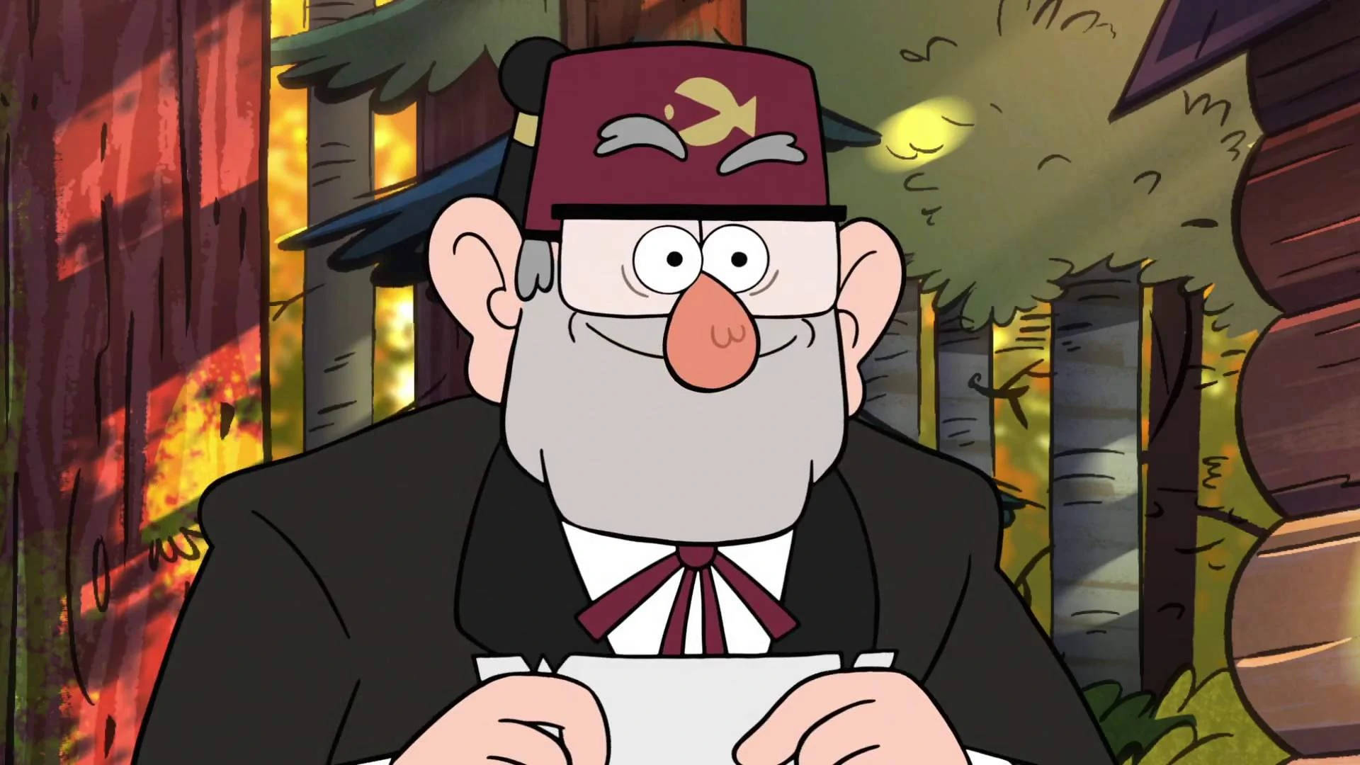 Grunkle Stan With A Note