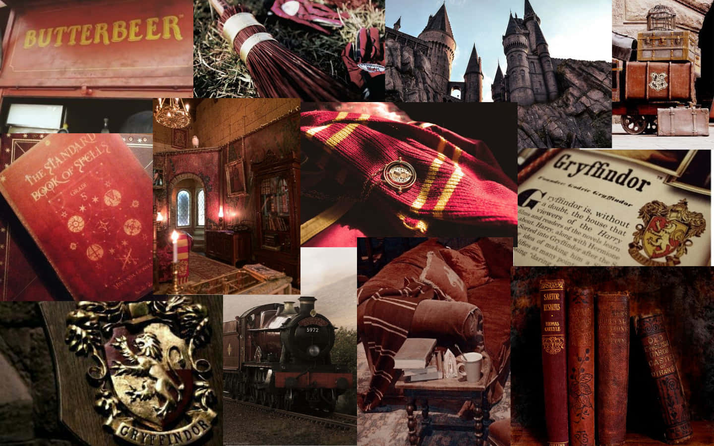 Welcome to Gryffindor Aesthetic Wallpaper
