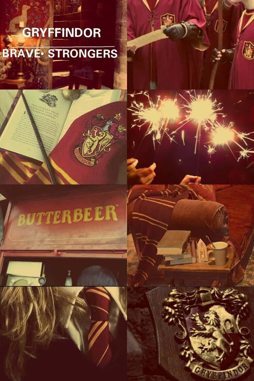 Spread your wings and take flight with a Gryffindor Aesthetic. Wallpaper