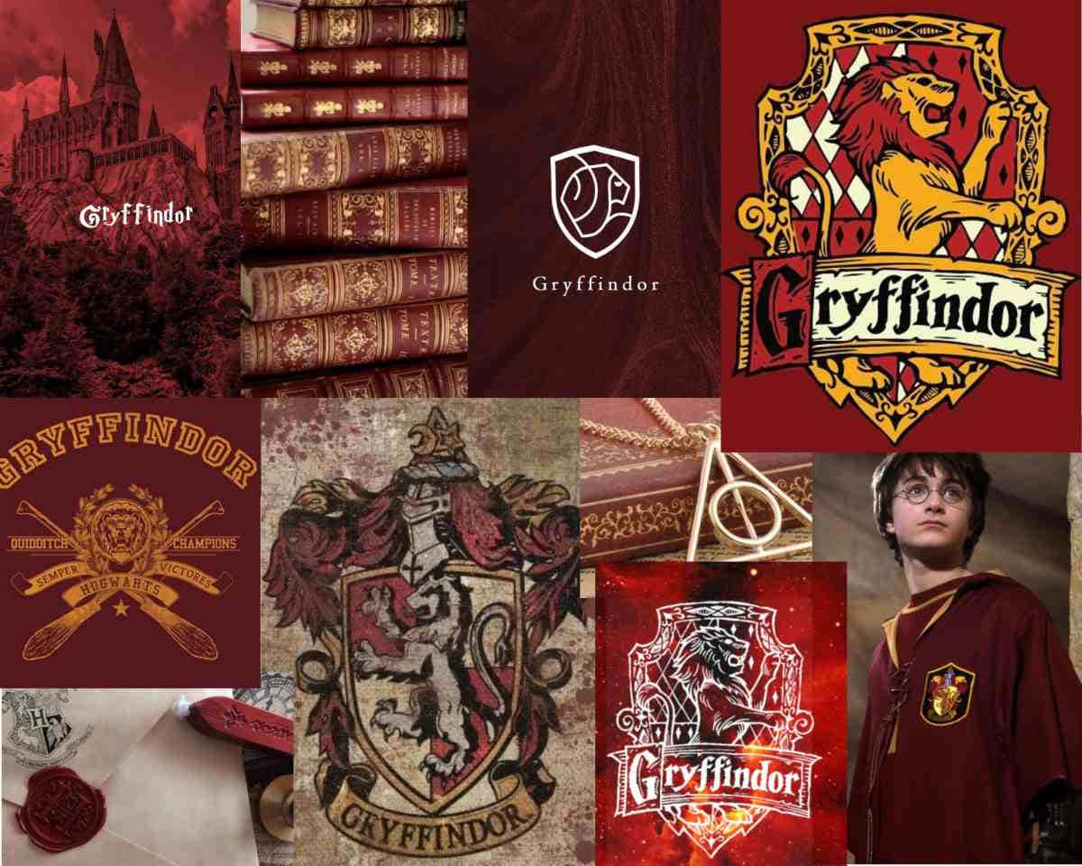Gryffindor Collage Harry Potter SVG
