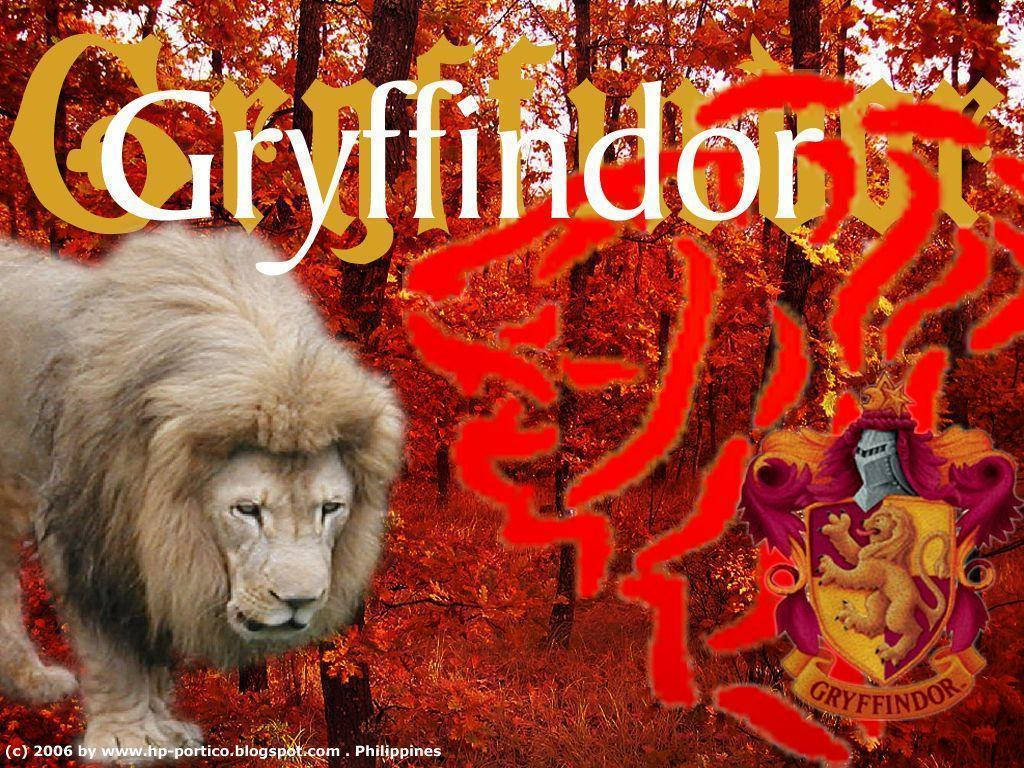 Gryffindor Collage Symboler Wallpaper
