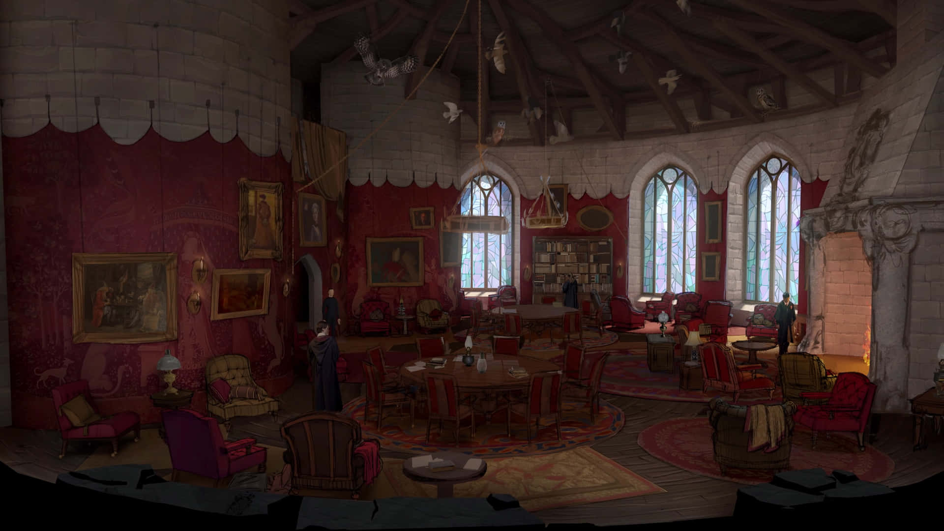 Gryffindor Common Room Hogwarts SVG