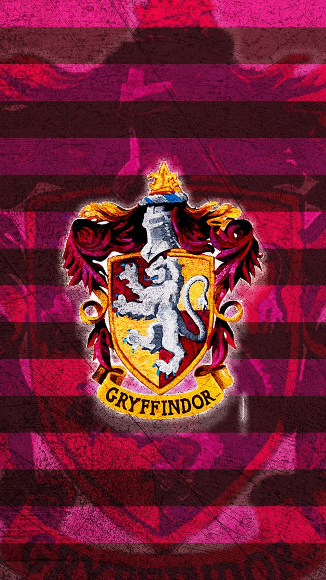 Gryffindor Crest Artistic Background SVG