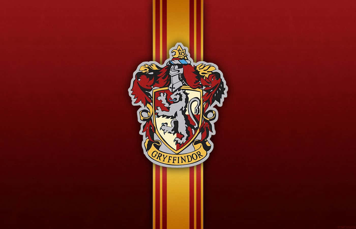Gryffindor Creston Striped Background SVG