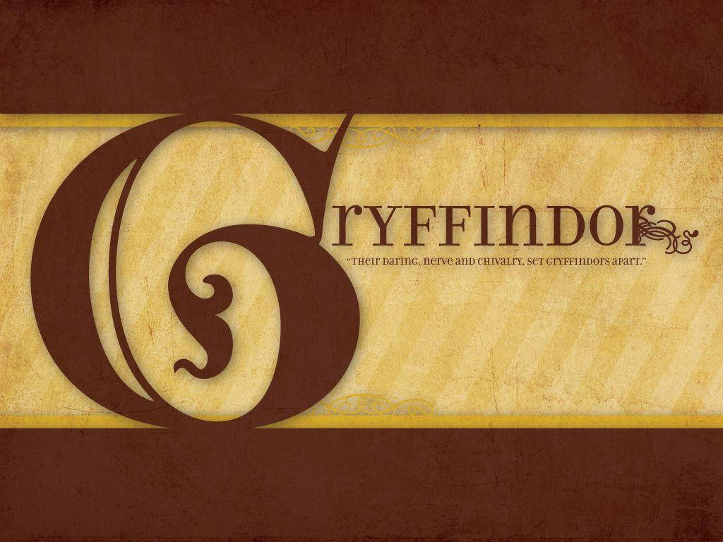 Gryffindor House Crest Artwork Wallpaper