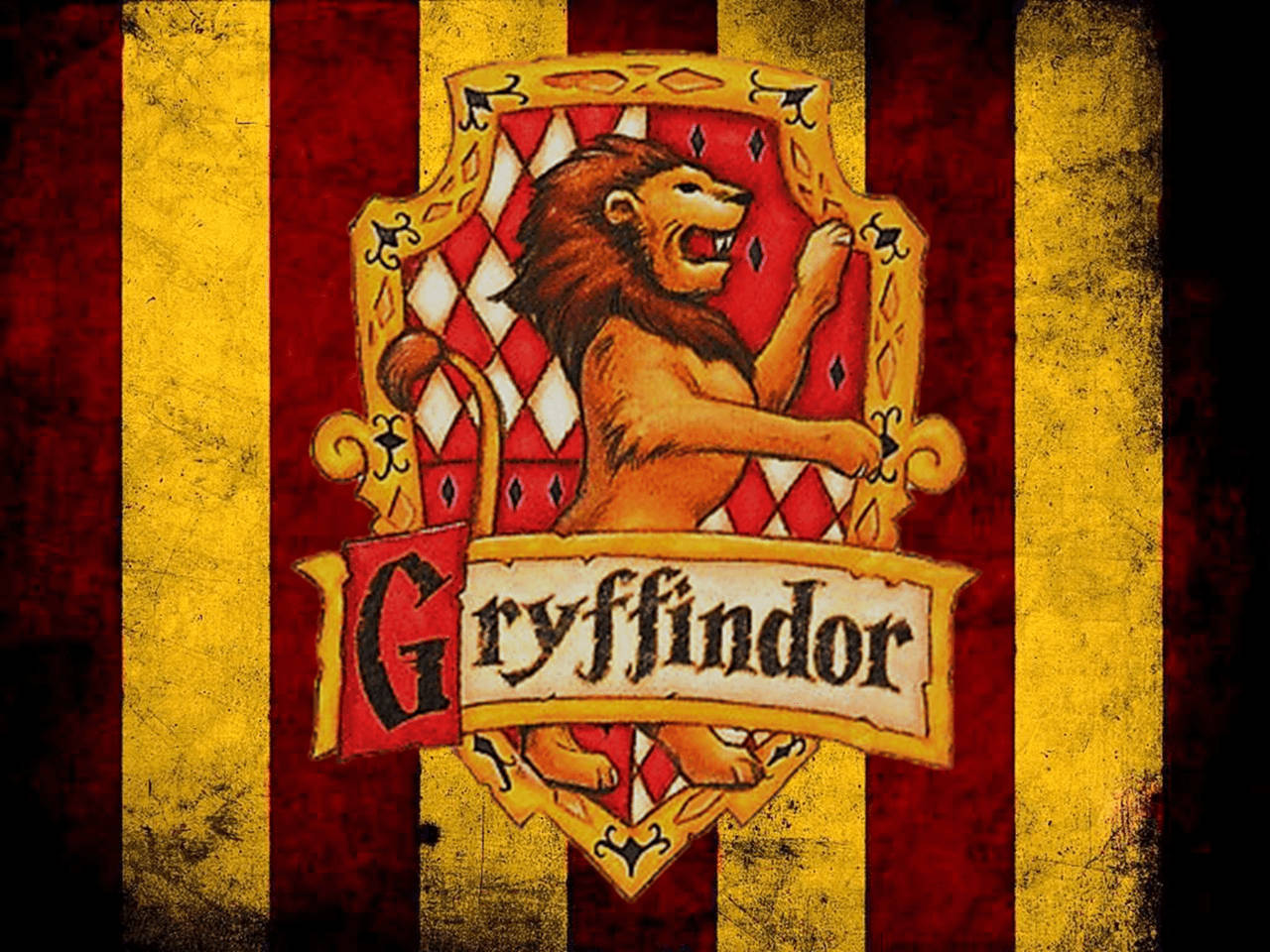 Gryffindor House Crest Artwork Wallpaper