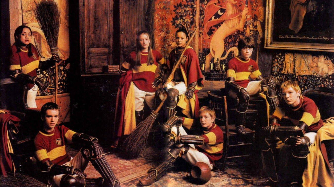 Gryffindor Quidditch Team Harry Potter iPad Wallpaper