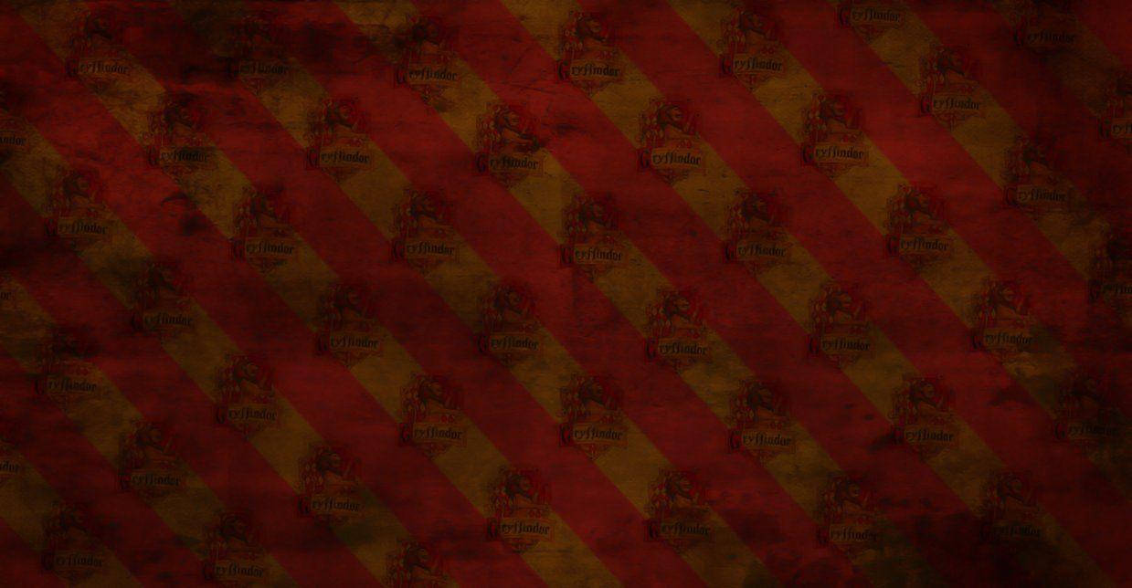 Gryffindor Sigil With Red Diagonal Lines Wallpaper