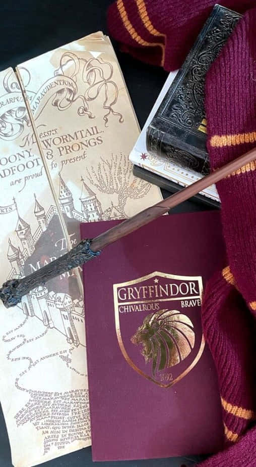 Gryffindor Themed Wizarding Accessories SVG