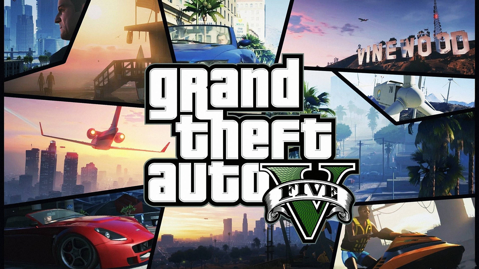 Gta 5 2560x1440 Vehicles And Settings Collage Picture