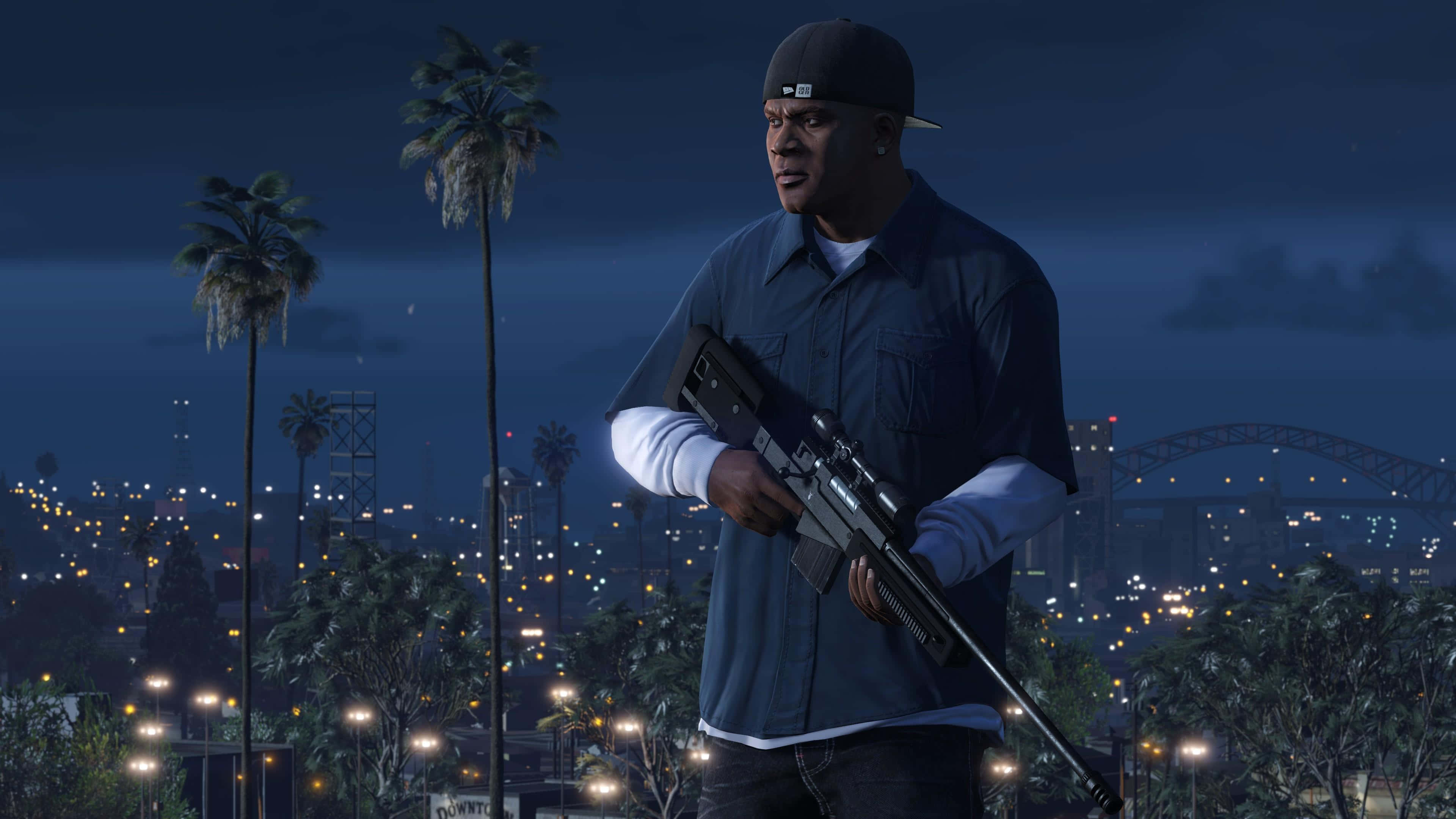 Explore the epic world of Grand Theft Auto 5 in stunning 4K Wallpaper