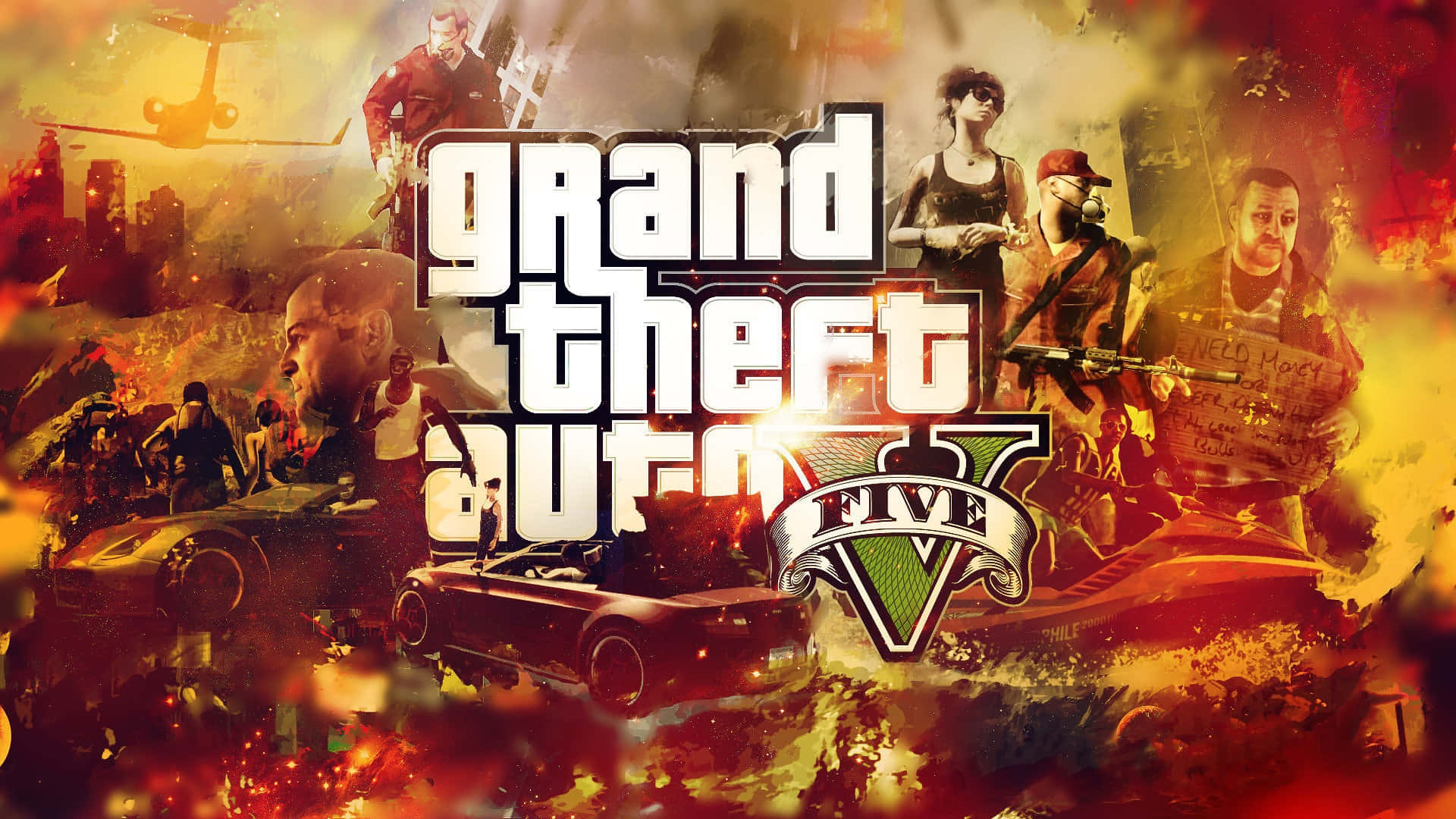 Enjoy endless exploring opportunities in the thrilling world of GTA 5 Wallpaper