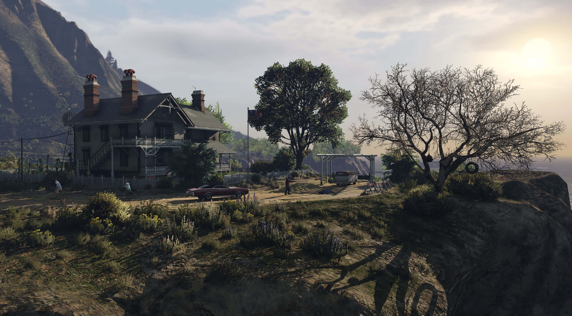 Master the world of GTA 5 with an immersive desktop experience. Wallpaper