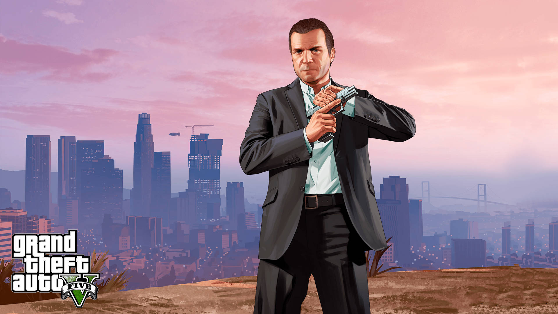 Grand Theft Auto 5 på iPhone Wallpaper
