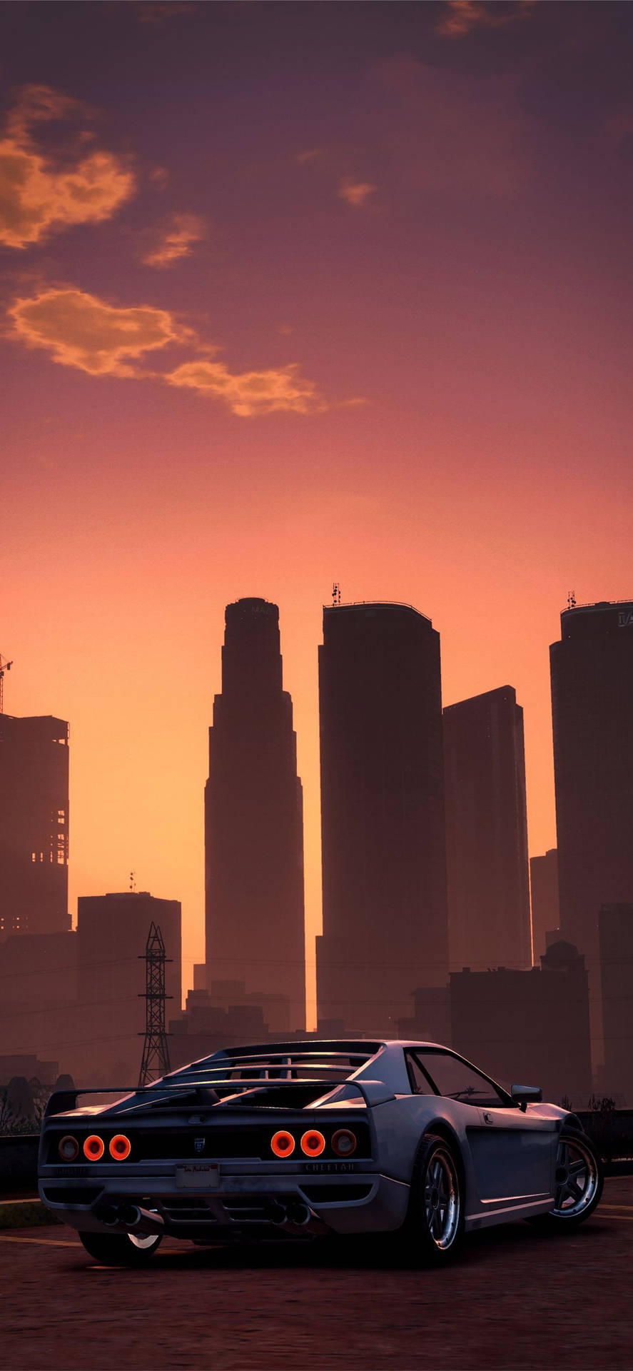 Cruise the City in Style With GTA 5 on Your Iphone Wallpaper