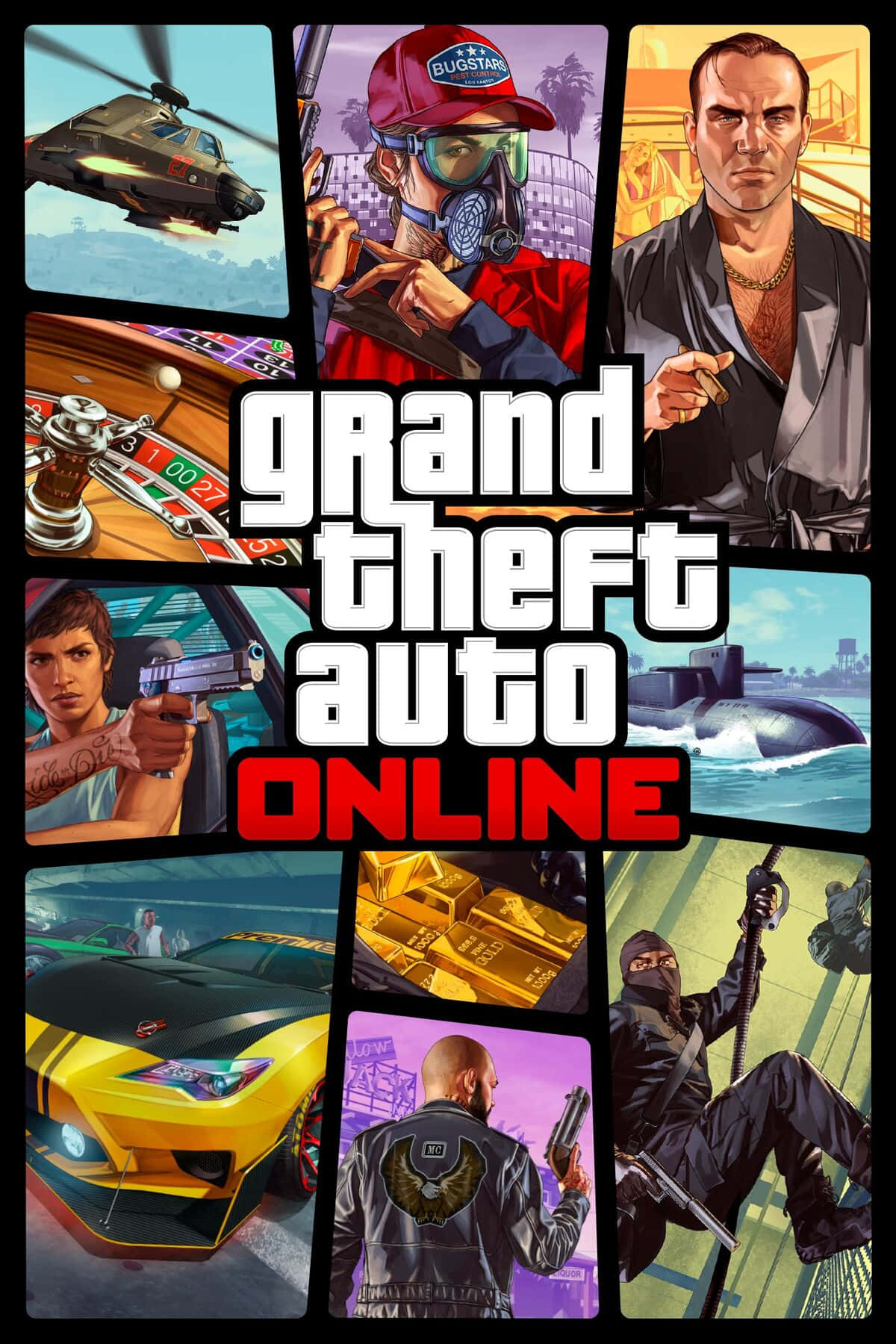 Gta Background Grand Theft Auto Online Poster Frames Different Photos Background