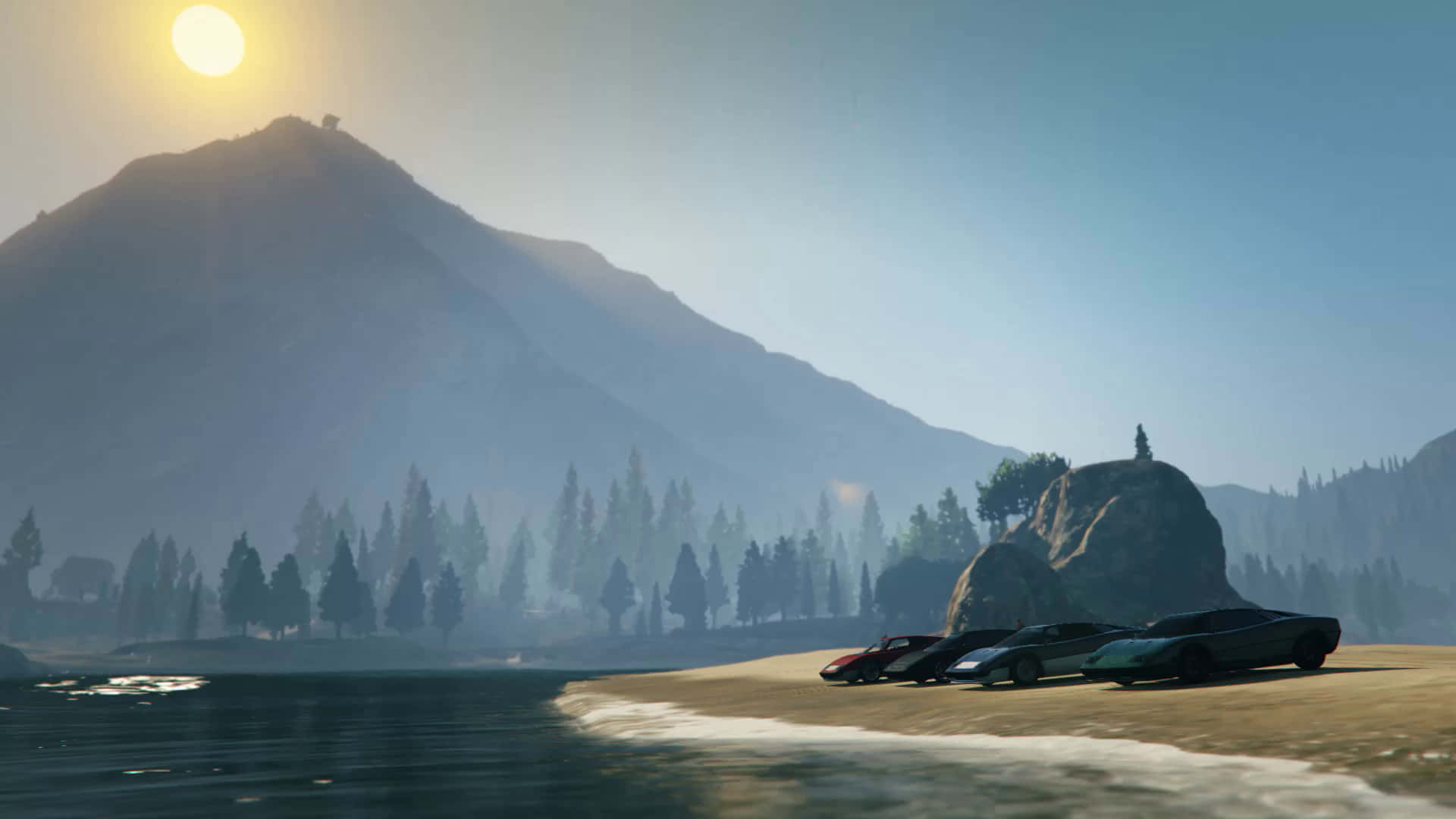 Gta Background Sports Cars By The Beach