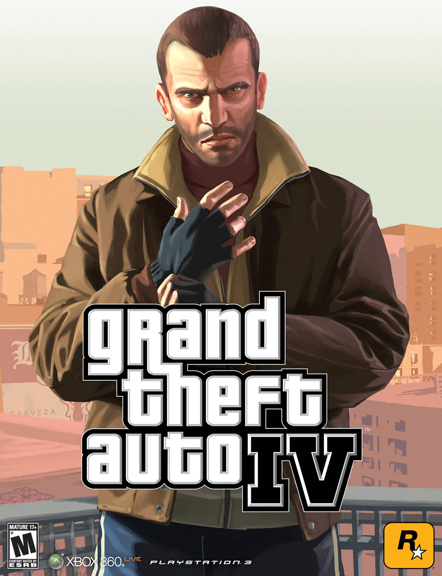 Gtaiphone Med Niko Bellic. Wallpaper