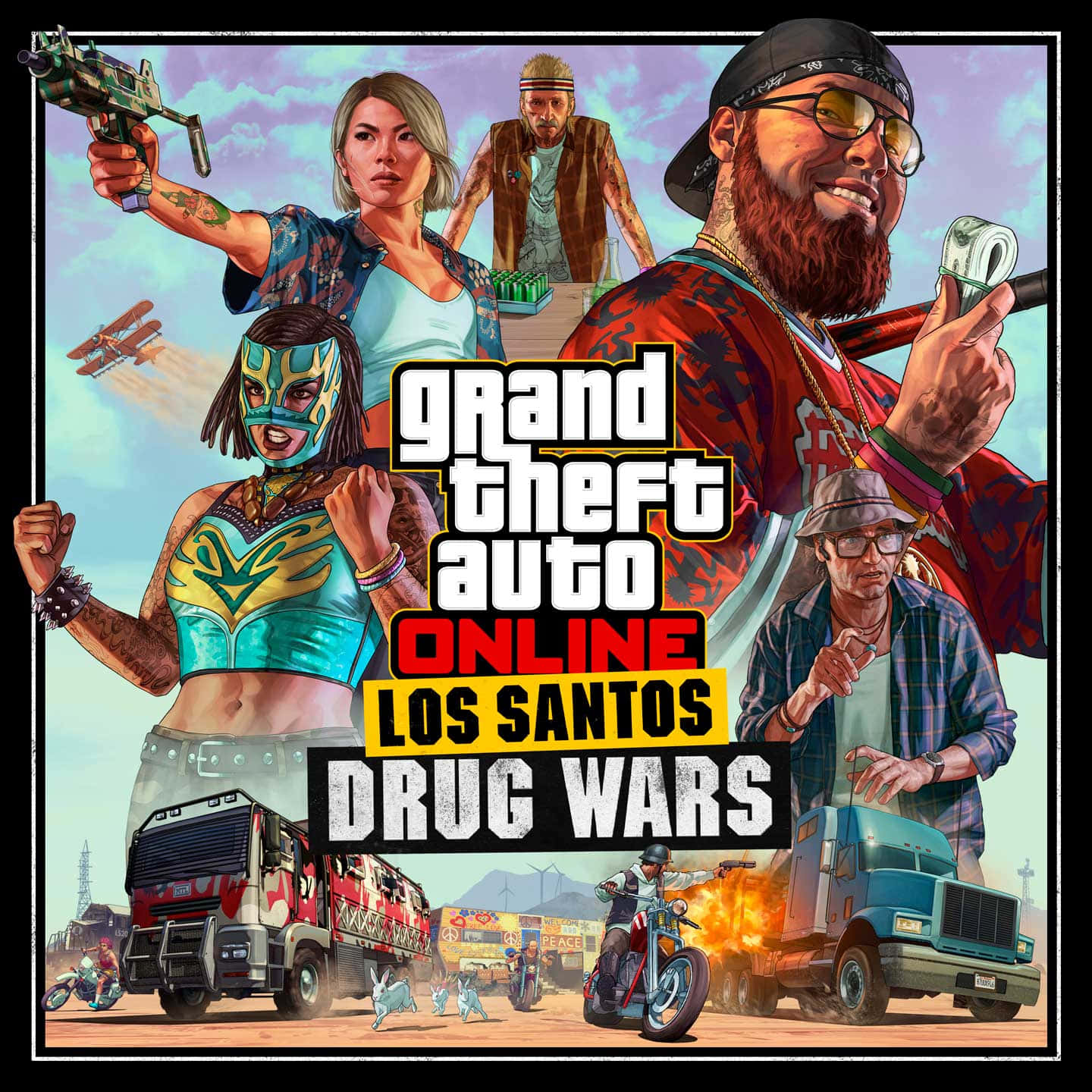 Oplevden Spændende Verden Af Grand Theft Auto Online Wallpaper