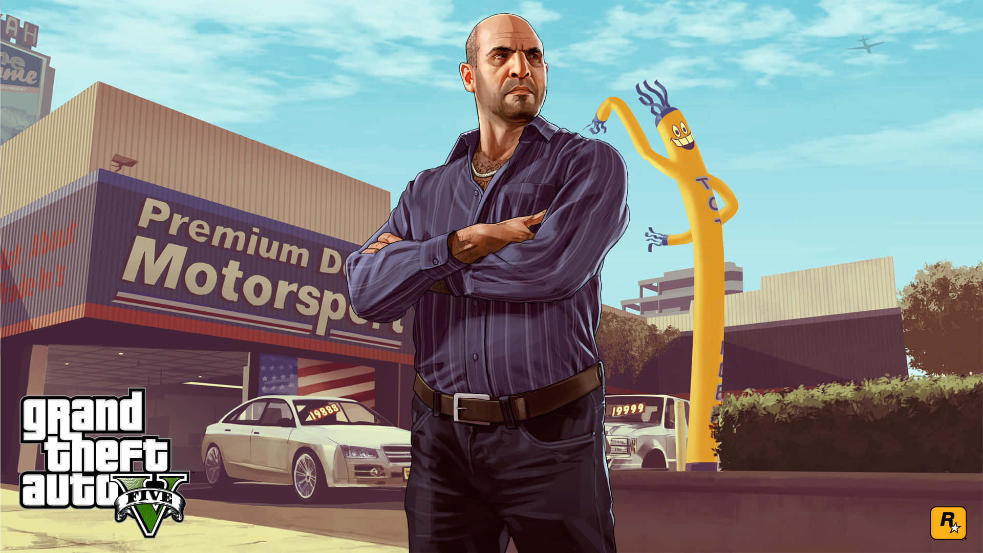 Explore San Andreas in the ultimate online gaming experience – GTA Online! Wallpaper