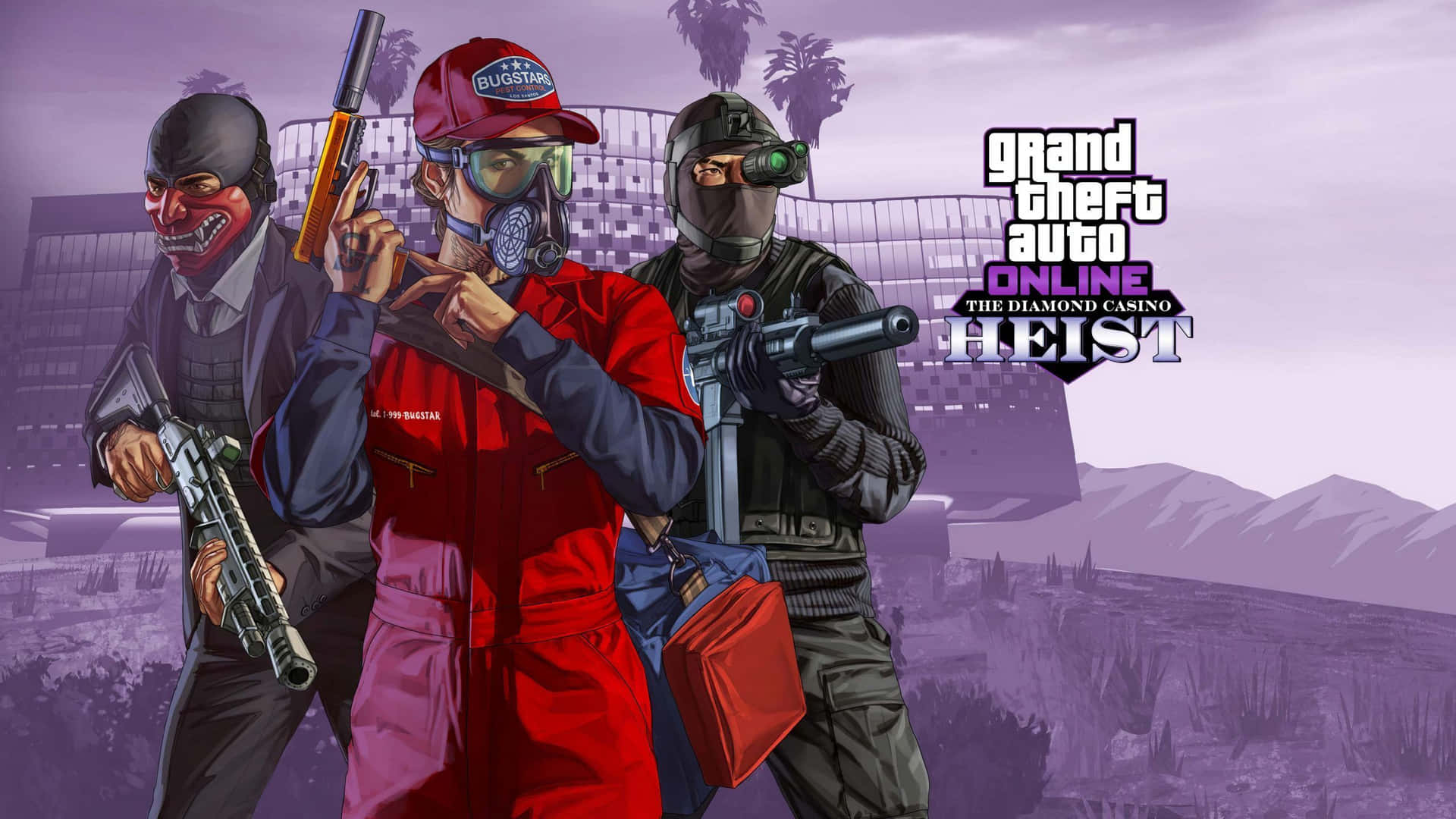 Blivkriminel Mesterhjerne I Grand Theft Auto Online. Wallpaper