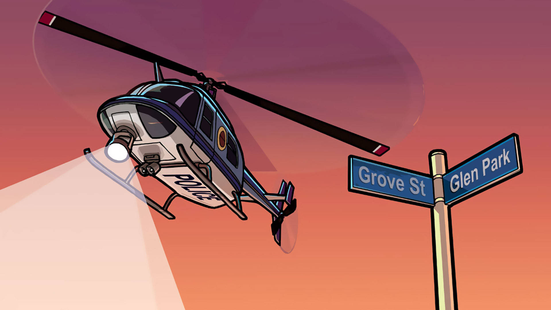 GTA SA 4K Helicopter Wallpaper